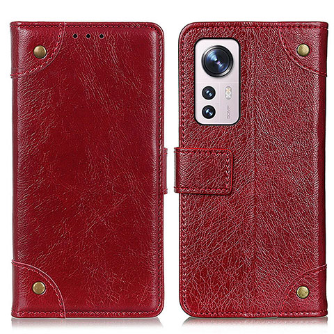 Handytasche Stand Schutzhülle Flip Leder Hülle K06Z für Xiaomi Mi 12 Lite 5G Rot