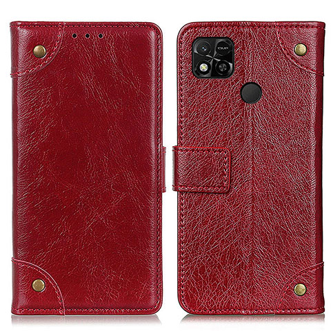 Handytasche Stand Schutzhülle Flip Leder Hülle K06Z für Xiaomi Redmi 10A 4G Rot