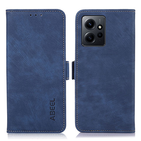 Handytasche Stand Schutzhülle Flip Leder Hülle K06Z für Xiaomi Redmi Note 12 4G Blau