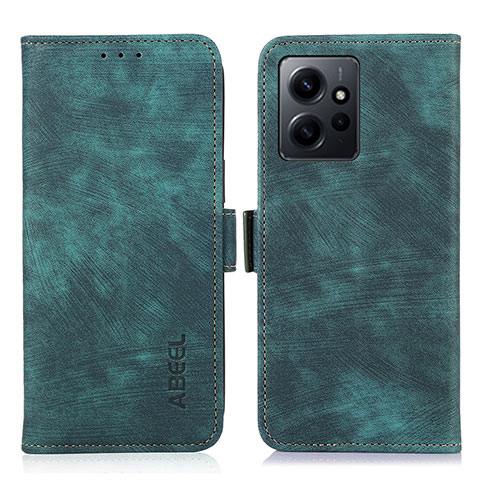 Handytasche Stand Schutzhülle Flip Leder Hülle K06Z für Xiaomi Redmi Note 12 4G Grün