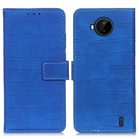 Handytasche Stand Schutzhülle Flip Leder Hülle K07Z für Nokia C20 Plus Blau