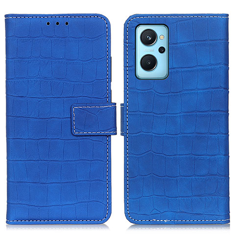 Handytasche Stand Schutzhülle Flip Leder Hülle K07Z für Oppo K10 4G Blau