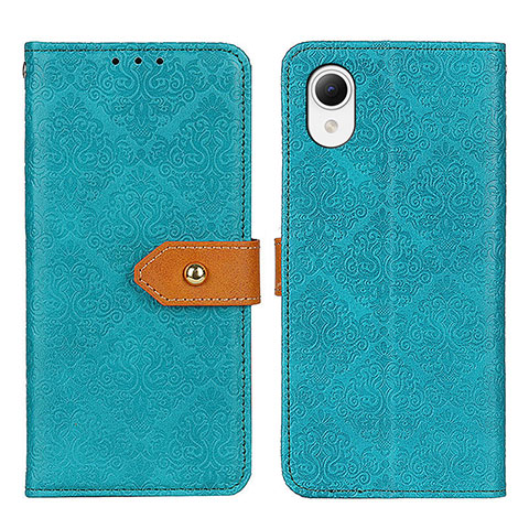 Handytasche Stand Schutzhülle Flip Leder Hülle K07Z für Samsung Galaxy A23 5G SC-56C Grün