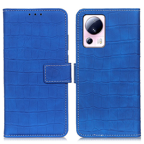 Handytasche Stand Schutzhülle Flip Leder Hülle K07Z für Xiaomi Mi 13 Lite 5G Blau