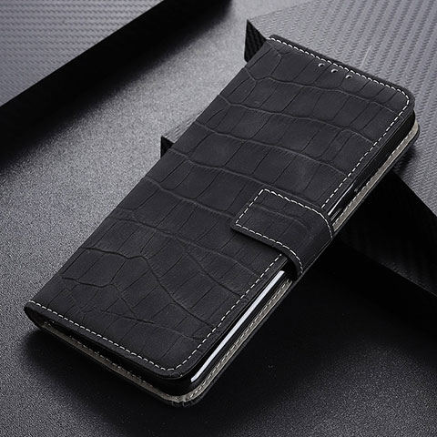 Handytasche Stand Schutzhülle Flip Leder Hülle K07Z für Xiaomi Redmi Note 10 4G Schwarz