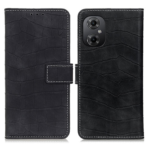 Handytasche Stand Schutzhülle Flip Leder Hülle K07Z für Xiaomi Redmi Note 12R Pro 5G Schwarz