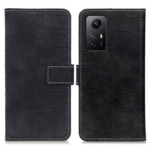 Handytasche Stand Schutzhülle Flip Leder Hülle K07Z für Xiaomi Redmi Note 12S Schwarz