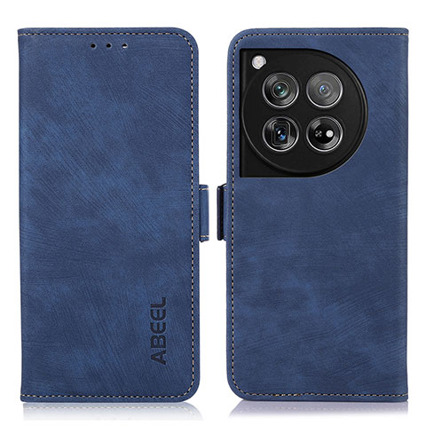 Handytasche Stand Schutzhülle Flip Leder Hülle K08Z für OnePlus 12R 5G Blau