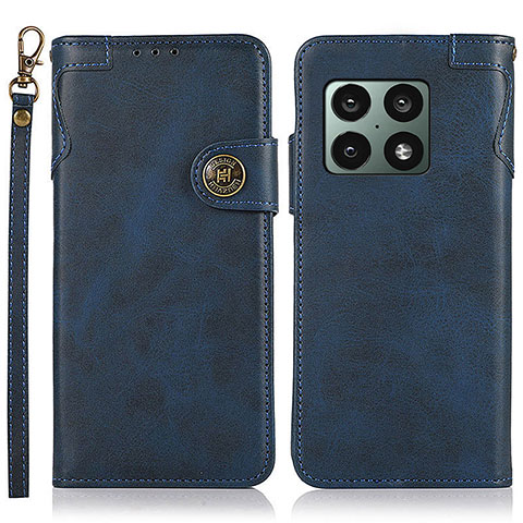 Handytasche Stand Schutzhülle Flip Leder Hülle K09Z für OnePlus 10 Pro 5G Blau