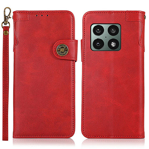 Handytasche Stand Schutzhülle Flip Leder Hülle K09Z für OnePlus 10 Pro 5G Rot