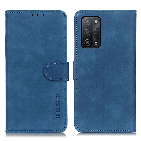 Handytasche Stand Schutzhülle Flip Leder Hülle K09Z für Oppo A53s 5G Blau