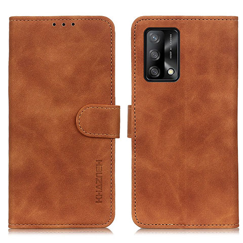 Handytasche Stand Schutzhülle Flip Leder Hülle K09Z für Oppo A95 4G Braun