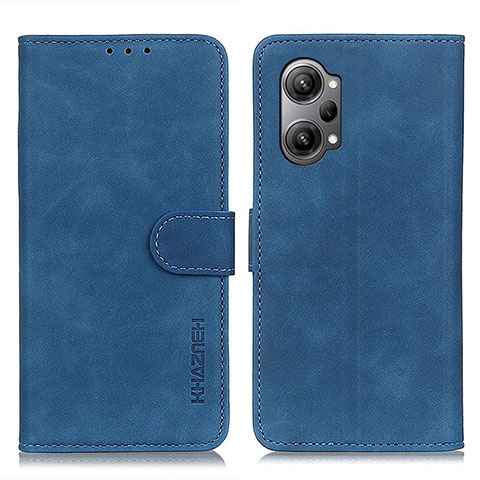 Handytasche Stand Schutzhülle Flip Leder Hülle K09Z für Oppo K10 Pro 5G Blau