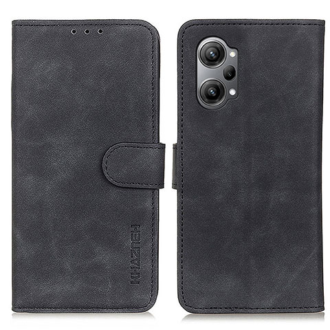 Handytasche Stand Schutzhülle Flip Leder Hülle K09Z für Oppo K10 Pro 5G Schwarz