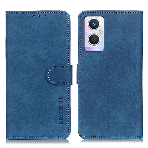 Handytasche Stand Schutzhülle Flip Leder Hülle K09Z für Oppo Reno8 Z 5G Blau