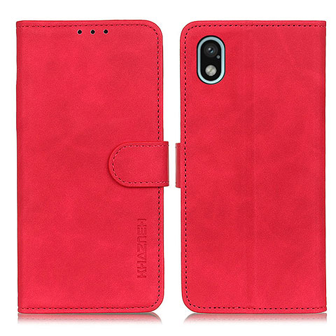 Handytasche Stand Schutzhülle Flip Leder Hülle K09Z für Sony Xperia Ace III Rot