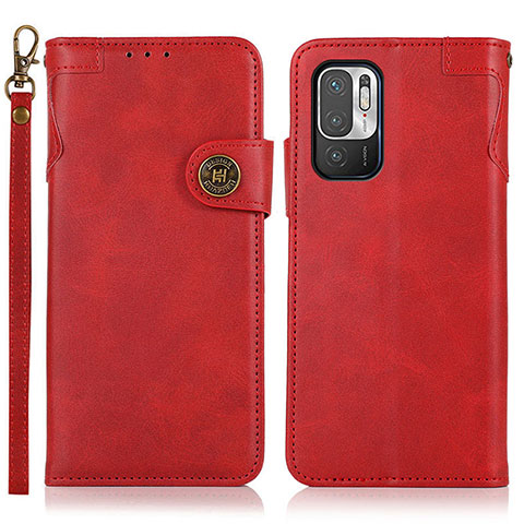 Handytasche Stand Schutzhülle Flip Leder Hülle K09Z für Xiaomi POCO M3 Pro 5G Rot