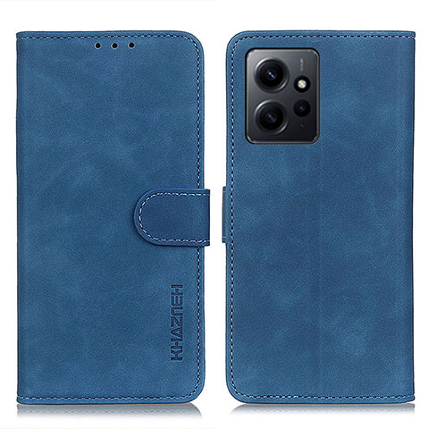 Handytasche Stand Schutzhülle Flip Leder Hülle K09Z für Xiaomi Redmi Note 12 4G Blau