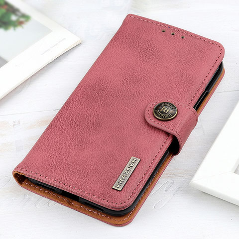 Handytasche Stand Schutzhülle Flip Leder Hülle KZ2 für Motorola Moto G84 5G Rosa