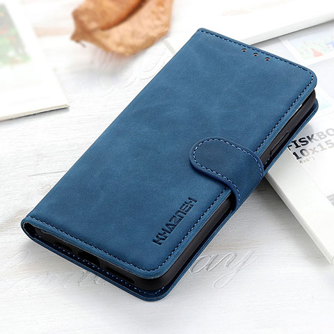 Handytasche Stand Schutzhülle Flip Leder Hülle KZ3 für Huawei Enjoy 50 Pro Blau