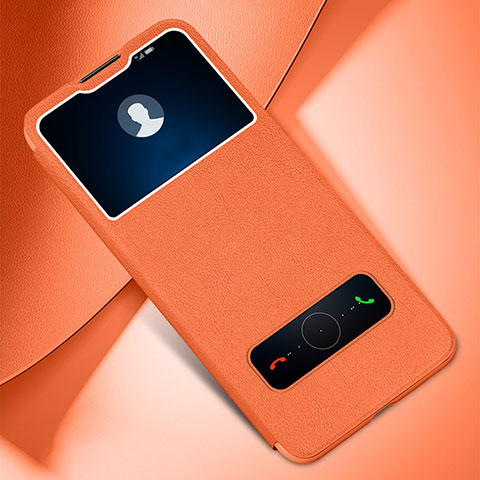 Handytasche Stand Schutzhülle Flip Leder Hülle L01 für Huawei Honor 30 Lite 5G Orange