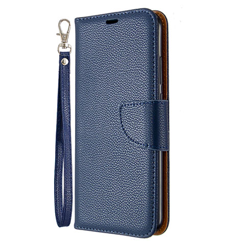 Handytasche Stand Schutzhülle Flip Leder Hülle L01 für Huawei Honor 9C Blau