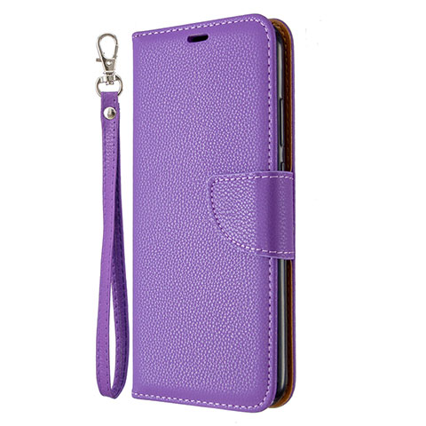 Handytasche Stand Schutzhülle Flip Leder Hülle L01 für Huawei Honor 9C Violett