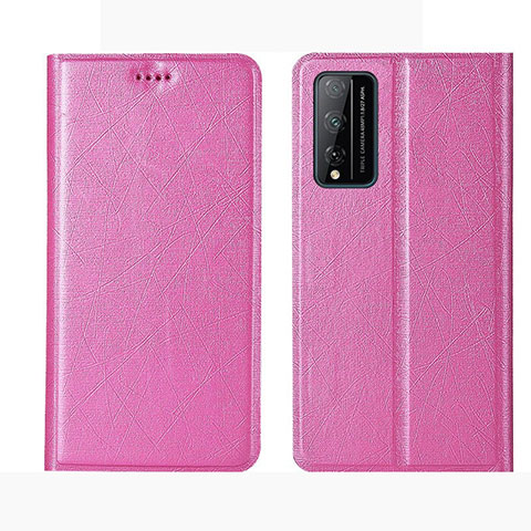 Handytasche Stand Schutzhülle Flip Leder Hülle L01 für Huawei Honor Play4T Pro Rosa