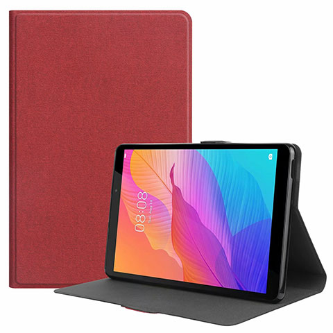 Handytasche Stand Schutzhülle Flip Leder Hülle L01 für Huawei MatePad T 8 Rot