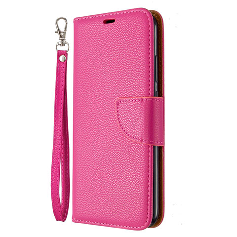 Handytasche Stand Schutzhülle Flip Leder Hülle L01 für Huawei P40 Lite E Pink