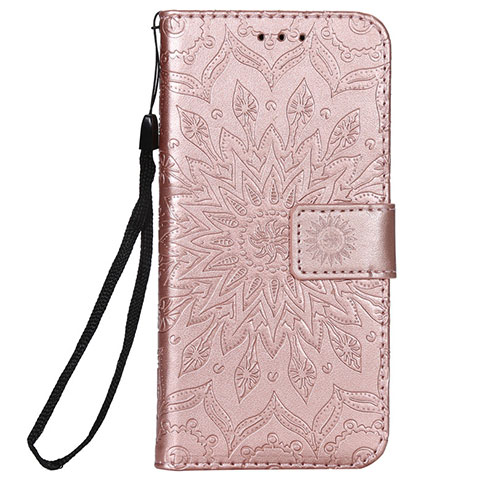 Handytasche Stand Schutzhülle Flip Leder Hülle L01 für Nokia 2.3 Rosegold