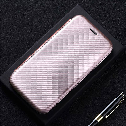 Handytasche Stand Schutzhülle Flip Leder Hülle L01 für Oppo A11s Rosegold