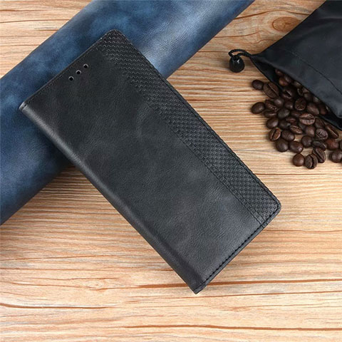 Handytasche Stand Schutzhülle Flip Leder Hülle L01 für Oppo Reno4 Pro 4G Schwarz