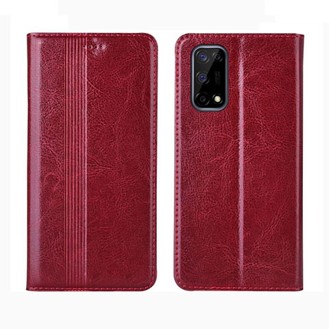 Handytasche Stand Schutzhülle Flip Leder Hülle L01 für Realme Narzo 30 Pro 5G Rot