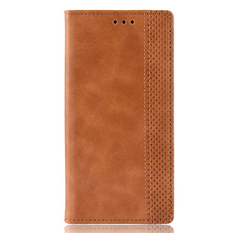 Handytasche Stand Schutzhülle Flip Leder Hülle L01 für Samsung Galaxy A21s Orange