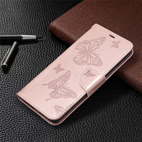 Handytasche Stand Schutzhülle Flip Leder Hülle L01 für Samsung Galaxy S20 FE (2022) 5G Rosegold