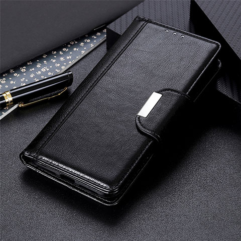 Handytasche Stand Schutzhülle Flip Leder Hülle L01 für Samsung Galaxy S21 5G Schwarz