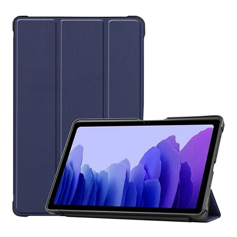 Handytasche Stand Schutzhülle Flip Leder Hülle L01 für Samsung Galaxy Tab A7 4G 10.4 SM-T505 Blau