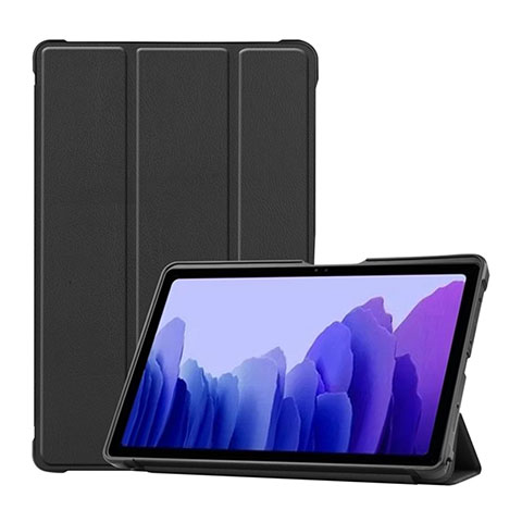 Handytasche Stand Schutzhülle Flip Leder Hülle L01 für Samsung Galaxy Tab A7 4G 10.4 SM-T505 Schwarz