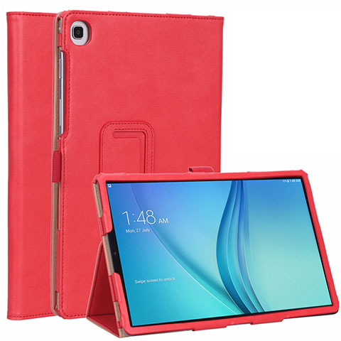 Handytasche Stand Schutzhülle Flip Leder Hülle L01 für Samsung Galaxy Tab S5e 4G 10.5 SM-T725 Rot