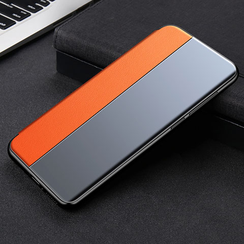 Handytasche Stand Schutzhülle Flip Leder Hülle L01 für Xiaomi Mi 11 Lite 4G Orange