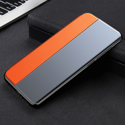 Handytasche Stand Schutzhülle Flip Leder Hülle L01 für Xiaomi Mi 11 Lite 5G NE Orange