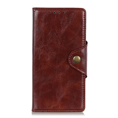 Handytasche Stand Schutzhülle Flip Leder Hülle L01 für Xiaomi Redmi Note 9S Braun