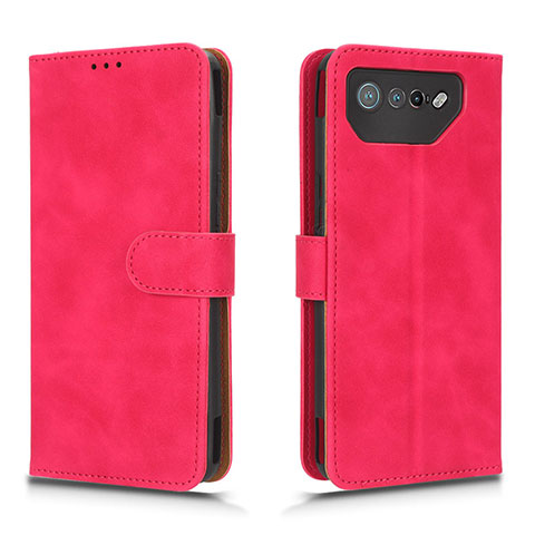 Handytasche Stand Schutzhülle Flip Leder Hülle L01Z für Asus ROG Phone 7 Pink