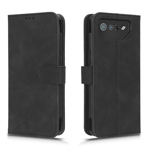 Handytasche Stand Schutzhülle Flip Leder Hülle L01Z für Asus ROG Phone 7 Schwarz