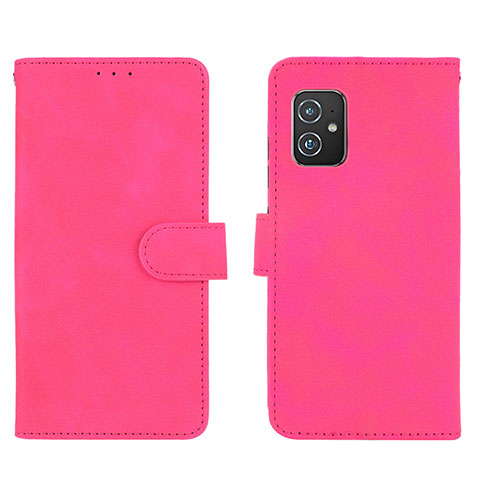 Handytasche Stand Schutzhülle Flip Leder Hülle L01Z für Asus Zenfone 8 ZS590KS Pink