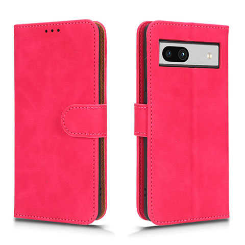 Handytasche Stand Schutzhülle Flip Leder Hülle L01Z für Google Pixel 7a 5G Pink