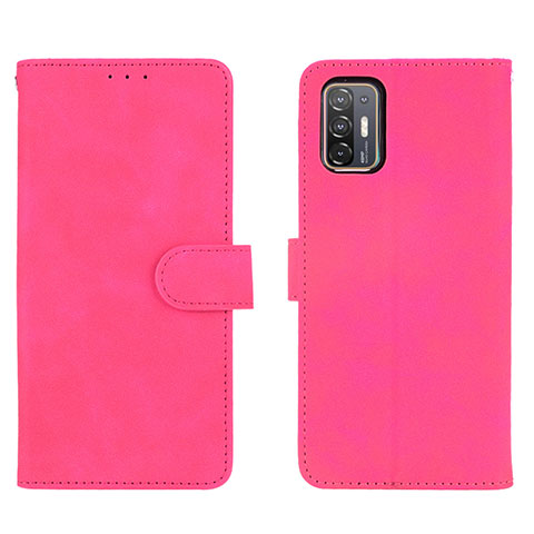 Handytasche Stand Schutzhülle Flip Leder Hülle L01Z für HTC Desire 21 Pro 5G Pink
