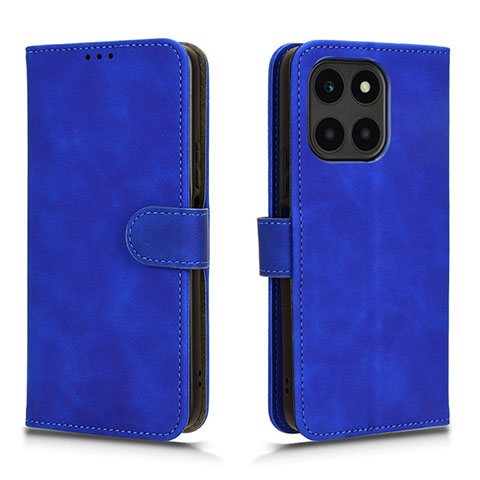 Handytasche Stand Schutzhülle Flip Leder Hülle L01Z für Huawei Honor X6a Blau