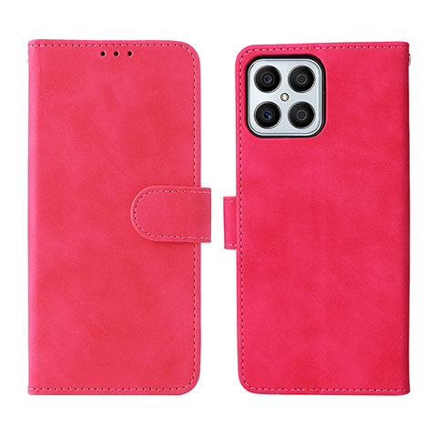 Handytasche Stand Schutzhülle Flip Leder Hülle L01Z für Huawei Honor X8 4G Pink